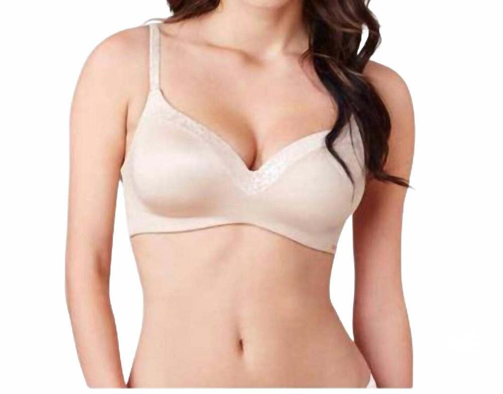 NEW LE MYSTERE safari non-wire tee shirt bra in nude